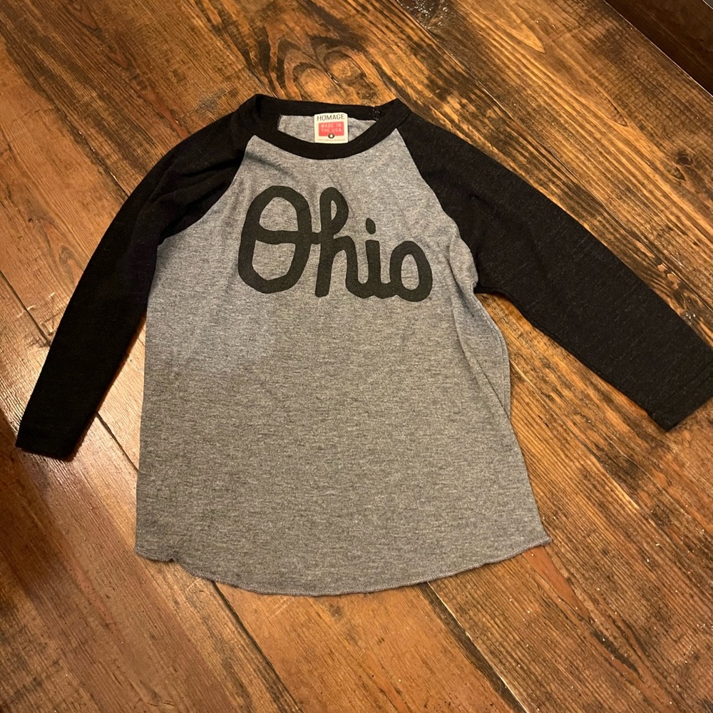 Homage Ohio shirt kids size 6 neutral